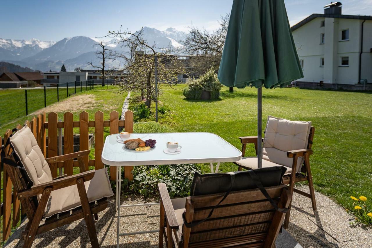 Ferienwohnung Metzler - Blick Auf Die Berge Göfis Eksteriør bilde